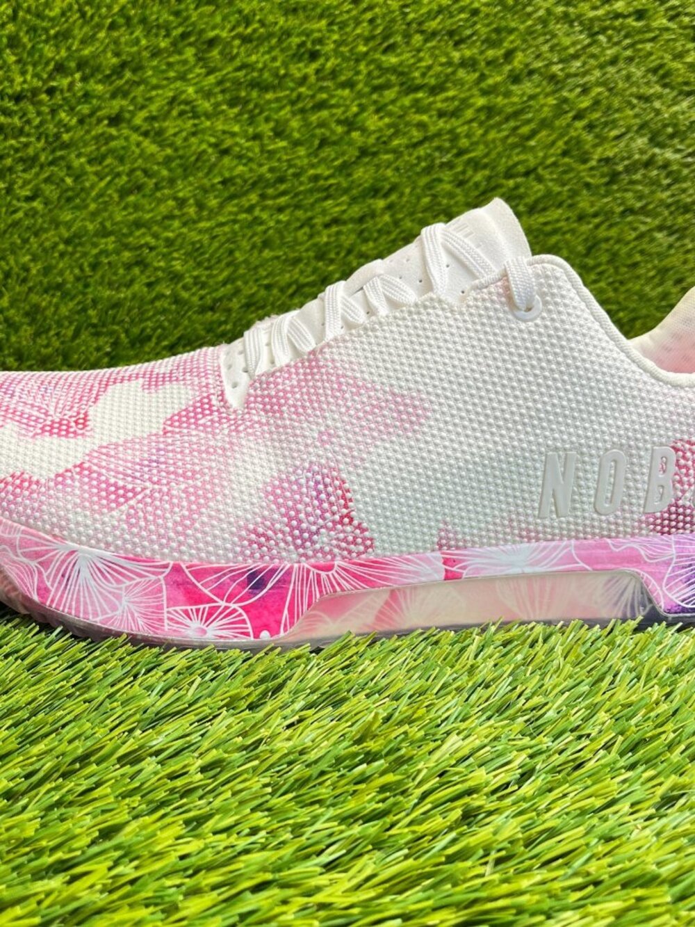 Nobull Impact Trainer Mens Size 16 Pink White Athletic Running Shoes Sneakers - Picture 3 of 10